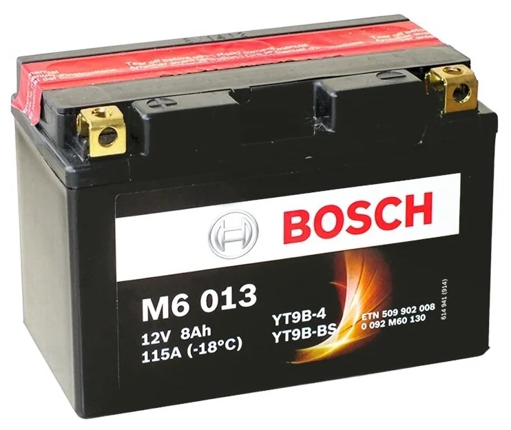 Аккумулятор Bosch 0092M60130 AGM M6 12V 8AH 115A, Bosch
